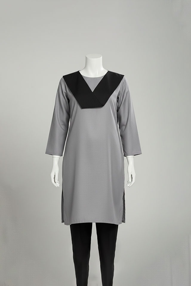 Girls Grey School Uniform